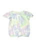 Btween Tie-dye Purple Short Sleeve Blouse Size 7 - photo 1