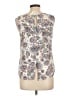 Renee C. 100% Rayon Ivory Sleeveless Blouse Size L - photo 2