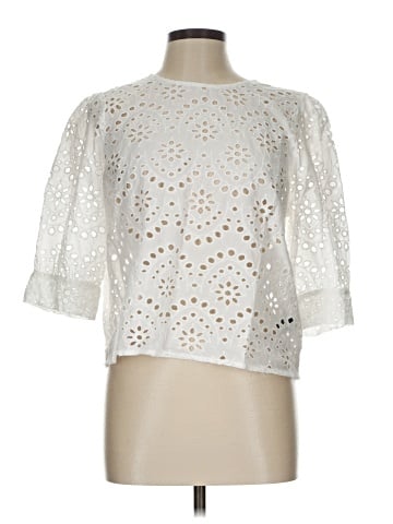 Rock & Roll Denim 3/4 Sleeve Blouse (view 1)