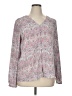 Eliane Rose 100% Polyester Gray Long Sleeve Blouse Size XL - photo 1