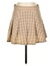 Elodie Checkered-gingham Tan Casual Skirt Size S - photo 1