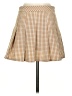 Elodie Checkered-gingham Tan Casual Skirt Size S - photo 2