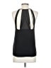 Haute Hippie 100% Polyester Black Sleeveless Blouse Size S - photo 2