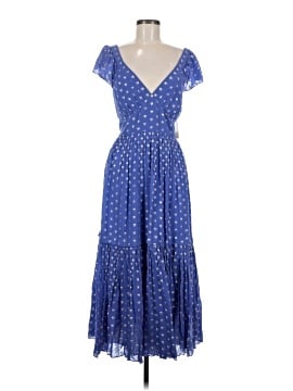 aje blue and white floral dress Aje