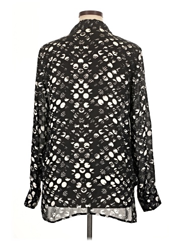 Classiques Entier Long Sleeve Silk Top (view 2)