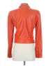 Truth and Pride 100% Leather Orange Leather Jacket Size S - photo 2