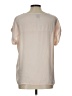 Forever 21 100% Polyester Ivory Short Sleeve Blouse Size L - photo 2