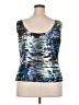 Alex Evenings Blue Sleeveless Blouse Size 2X - photo 2