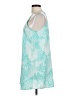 Tyche 100% Polyester Teal Sleeveless Top Size L - photo 5