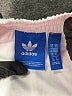 Adidas 100% Nylon Color Block White Track Pants Size XS - photo 7