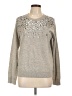 Michael Kors Collection 100% Cashmere Silver Gray Cashmere Pullover Sweater Size L - photo 1