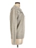 Michael Kors Collection 100% Cashmere Silver Gray Cashmere Pullover Sweater Size L - photo 4