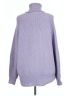 MNG Purple Turtleneck Sweater Size L - photo 2