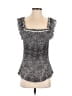 PIANO 100% Polyester Silver Bodysuit Size M - photo 1