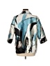 MING WANG Print Blue Raincoat Size M - photo 2