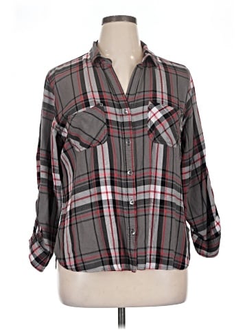 Rock & Republic 3/4 Sleeve Button-Down Shirt (view 1)