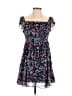 Lulus 100% Polyester Floral Blue Casual Dress Size M - photo 1