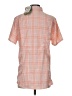 L.L.Bean Plaid Orange Short Sleeve Blouse Size S (tall) - photo 2