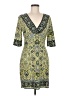 Max Studio Paisley Green Cocktail Dress Size M - photo 1