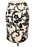 Moschino Cheap And Chic 100% Polyester Print Ivory Tan Formal Skirt Size 10 - photo 1