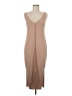 Assorted Brands Solid Tan Casual Dress Size M - photo 1