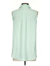 Adiva 100% Polyester Green Sleeveless Blouse Size S - photo 2