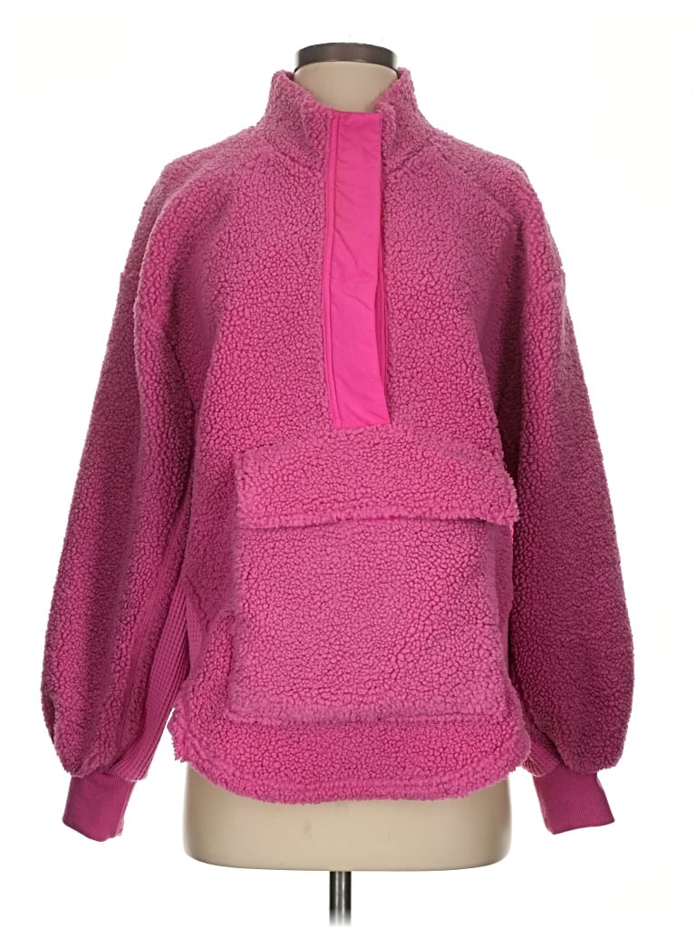Pre-owned Blue B Fleece Jacket In Pink