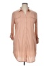 White Mark 100% Polyester Tan 3/4 Sleeve Blouse Size XL - photo 1