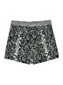 Bebe Paisley Silver Black Shorts Size 6 - photo 2