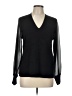 Talbots Black Long Sleeve Blouse Size L - photo 1