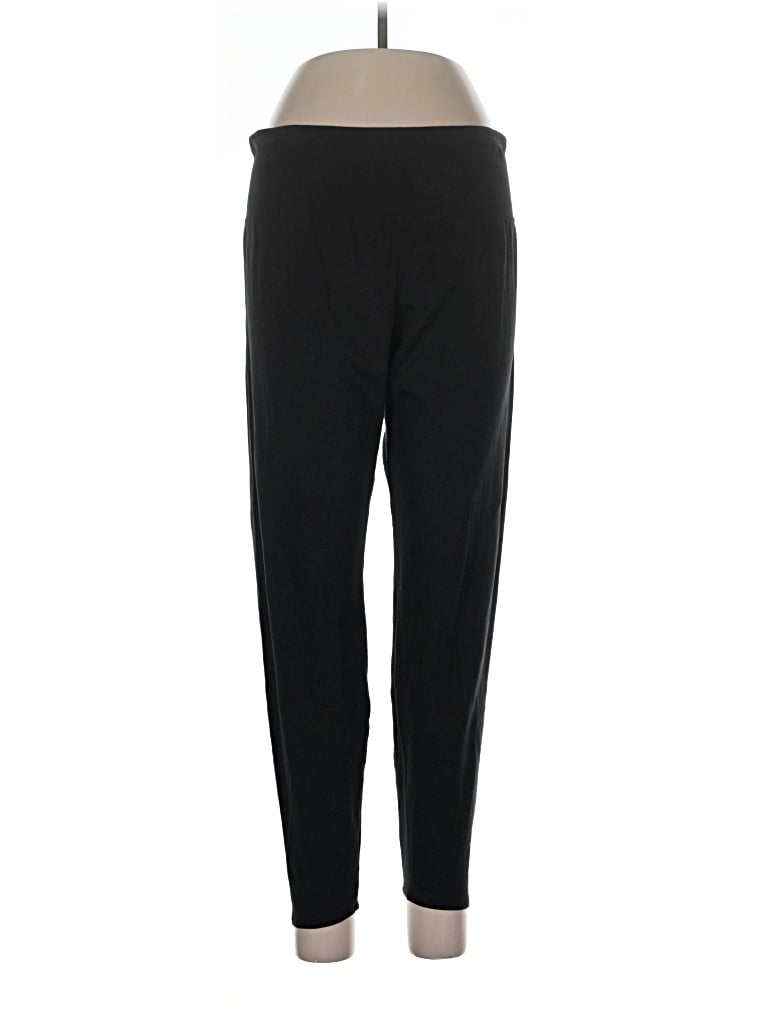 Pre-owned Eileen Fisher Track Pants In Black
