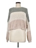 Debut 100% Polyester Color Block Gray Pullover Sweater Size M - photo 1