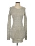 BCBGeneration Silver Casual Dress Size XS - photo 1