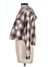 rue21 Plaid Brown Long Sleeve Button-Down Shirt Size L - photo 5