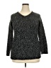 Venezia Jeans Clothing Co. Tweed Gray Pullover Sweater Size 2X (estimated) - photo 1