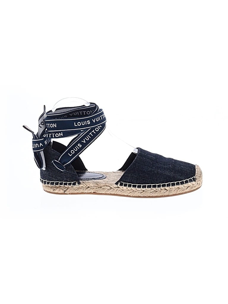 Pre-owned Louis Vuitton Flats In Blue