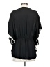 Charming Charlie 100% Polyester Black Short Sleeve Blouse Size S - photo 2