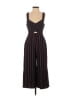 BCBGeneration Stripes Black Jumpsuit Size 0 - photo 1