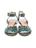 J.Crew Paisley Green Sandals Size 7 - photo 2