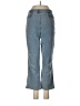Lands' End Chevron-herringbone Blue Jeans Size S - photo 1