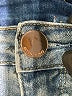 Seven7 Stars Blue Denim Shorts Size 6 - photo 3