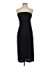 Topshop 100% Polyester Solid Black Cocktail Dress Size 6 - photo 1