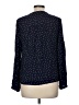 Gap 100% Modal Polka Dots Blue Long Sleeve Blouse Size M - photo 2