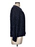 Gap 100% Modal Polka Dots Blue Long Sleeve Blouse Size M - photo 4