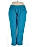 Zelos Solid Teal Casual Pants Size 2XLT - photo 1