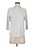 Assorted Brands Silver 3/4 Sleeve T-Shirt Size S - photo 1
