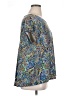 Premise Studio Paisley Blue Short Sleeve Blouse Size 1X - photo 4