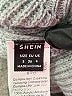 Shein 100% Acrylic Gray Turtleneck Sweater Size 4 - photo 7
