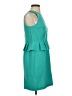 Ann Taylor LOFT Solid Teal Cocktail Dress Size 4 - photo 4