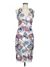 Weston 100% Nylon Print Blue Cocktail Dress Size M - photo 1